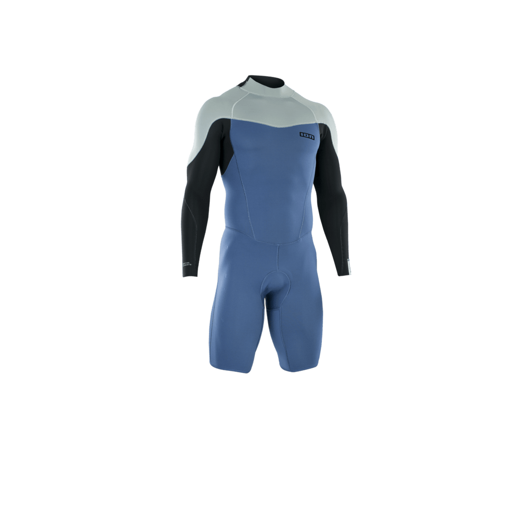 ION Men Wetsuit Element 2/2 Shorty Longsleeve Back Zip 2023