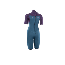 Load image into Gallery viewer, ION Women Wetsuit Element 2/2 Shorty Shortsleeve Back Zip 2024
