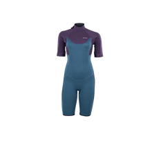 Load image into Gallery viewer, ION Women Wetsuit Element 2/2 Shorty Shortsleeve Back Zip 2024
