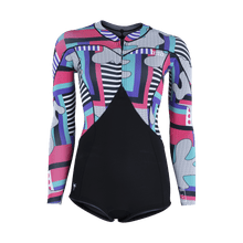 Load image into Gallery viewer, ION Women Wetsuit Amaze Hot Shorty 1.5 Longsleeve Front Zip 2024
