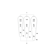 Cargar imagen en el visor de la galería, Duotone Boom Spare Double Pin.Lock oval (2pcs) (SS19-21) 2021
