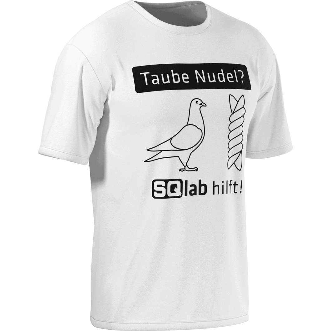 SQLab Tee Taube Nudel SS unisex 20NO